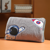 小窝厘 恒奥 充电暖水袋 卡通 宇宙人 灰色