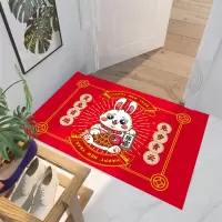 新年地垫中式大门口入户门地毯进门浴室厨房防滑垫子家用脚垫