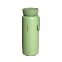 大宇(DAEWOO)便携暖奶器 韩国大宇保温电热水杯便携式自热烧水壶办公室旅行小型迷你插电款 大宇D8绿(插电款)