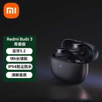 小米Redmi Buds3真无线蓝牙耳机 无线耳机 半入耳 蓝牙5.2 长续航 通话降噪 小米耳机手机通用