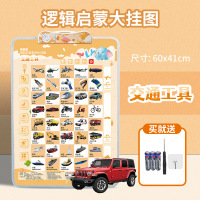 乐乐鱼幼儿童宝宝早教有声挂图交通工具启蒙认知墙贴发声点读识字学习益智玩具