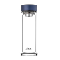 希诺双层玻璃杯(混色)XN-6576/320ml