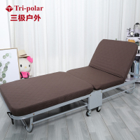 三极 TP1054 简易午休折叠床 咖色 188*110*28cm(LX)