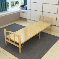 三极 TP1050 单双人竹床折叠床 原色窄板60*197cm(LX)