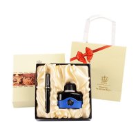 公爵(DUKE)钢笔礼品套装西庸城堡黑色德国成人商务钢笔送礼学生练字用书写书法礼品笔墨囊钢笔公爵钢笔礼盒正品 黑色