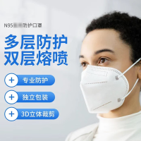 N95口罩一次性口罩独立装成人口罩无菌级折叠式