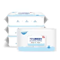 75%酒精湿巾 50片中文1包