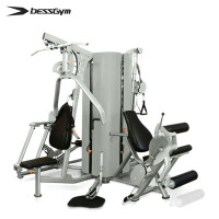 必动BESSGYM五人站综合训练器-4配重 商用健身综合训练器材 BG-9800 五人站综合训练器-4配重