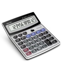 得力 1529 语音计算器(银色)(台)