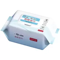 75度酒精湿巾(3包起订-货期3天)80片装 1包