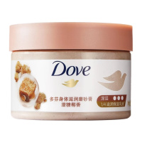 多芬(Dove)冰激凌身体磨砂膏 量肤定制 澄糖椰香 柔亮焕肤滋润298g