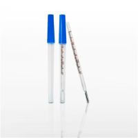 SORL 成人儿童腋下三角型棒式温度计 家用人体玻璃温度计