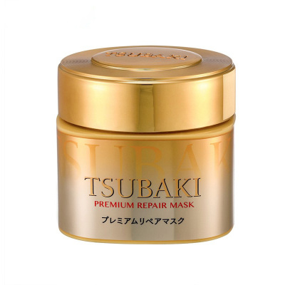 资生堂(Shiseido) 日本原装 丝蓓绮新版金色多效修复烫染干枯金瓶护发素发膜180g