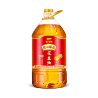 金龙鱼匠心臻品食用油物理压榨一级花生油5L