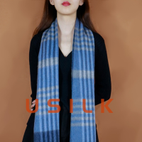 优丝客 羊绒围巾 山羊绒长围巾女士冬季保暖围巾 YR-102