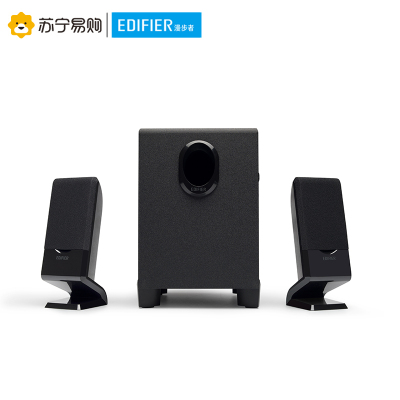 EDIFIER/漫步者R101BT多媒体2.1有源台式电脑音响无线蓝牙音箱黑色 猫宁