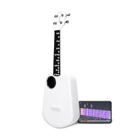 DXBG 智能尤克里里成人儿童小吉他初学者碳纤维白色 Poputarpopulele M1