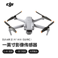 大疆(DJI)Air 2S 航拍无人机 高清专业航拍器一英寸相机 5.4K视频拍摄 四向避障遥控飞机 畅飞套装 单位:套