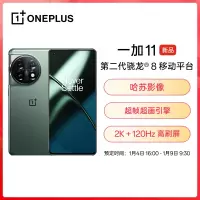 OPPO 一加 11 16GB+256GB 一瞬青 第二代骁龙 8 哈苏影像 2K + 120Hz 高刷屏 超帧超画引擎