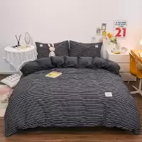 磨毛四件套冬季加厚水洗棉全包被套床单床笠款单人学生宿舍双人