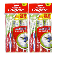高露洁 三重深洁牙刷 6只装