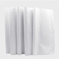 一痕沙 白色编织袋 加厚 /防水蛇皮袋工厂 80*132(宽×长) [100个/把 10把/包]