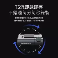 趴趴狗(PAPAGO!)P100 PRO 1080p 单镜头高清行车记录仪