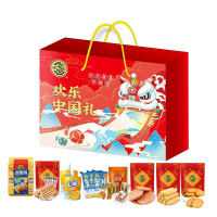 徐福记 春节大礼包零食组合 欢乐中国礼1207g/盒(LX)