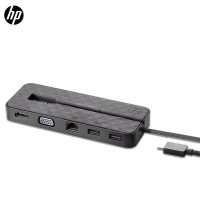 惠普(HP)1PM64AA USB-C便携式旅行扩展坞 (网口扩展坞 VGA转接口 HMDI转接口)