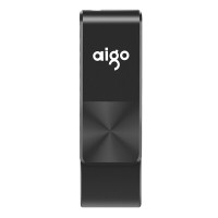 爱国者(aigo)U266-32GB USB2.0 旋转防护 防滑U盘 黑色