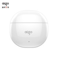 爱国者(aigo)TA80 白色 ENC双麦通话降噪 无线蓝牙耳机