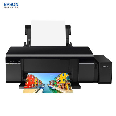 爱普生(EPSON) 墨仓式彩色喷墨打印机家用办公相片原装连供照片打印机 L805