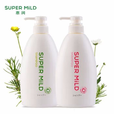 惠润洗护套装柔净绿野芳香草本精华 洗发水600ml+护发素600ml