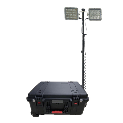 顶火 GMD2668F-G 60W/18.5V/30Ah/IP65/6000k/LED 便携拉杆箱移动照明灯 黑色