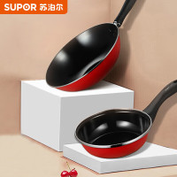 苏泊尔(SUPOR)炒锅煎锅锅具套两件套炒锅煎锅无盖炒锅+煎锅T0934T