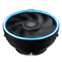 WAHL 超频三(PCCOOLER)大白鲨皓月智能版 CPU散热器 (多平台/AM4/12CM风扇/LED光圈/配硅脂)