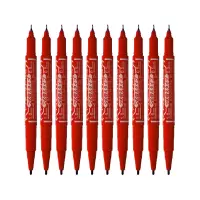 ZEBRA多用签字笔光盘笔 勾线描边笔 YYTS5 红色 10支装