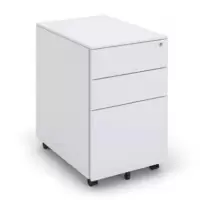 霜叶 办公室文件柜 资料储物 可移动柜 白色390*450*600