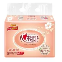 心相印 DT26200 150抽 三层(M规格)经典软抽纸 6包/提 一提装