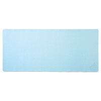 ANWA SUPPLY 大尺寸桌垫鼠标垫 可卷便携 防滑绒面底 浅蓝色 大号 桌垫约(900x400mm) 一张装
