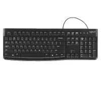 罗技(Logitech) K120 有线键盘黑色