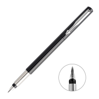 派克 威雅系列 胶杆 0.5mm笔尖 黑色 钢笔 一支装