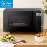 美的(Midea) 微波炉 PC23W5 变频23L大功率大容量自动菜单微烤一体湿度感应平板电脑智能