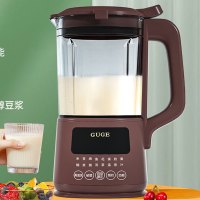 谷格(GUGE) 德国谷格小型低音破壁机家用全自动加热免过滤迷你豆浆机料理机辅食机榨汁机GG678 GG678褐色