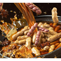 好吃点 带壳卤汁花生五香味 一斤装 袋装