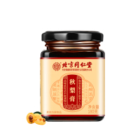 北京同仁堂秋梨膏蜂蜜百合蜜炼枇杷膏甘草菊花180g 85瓶装