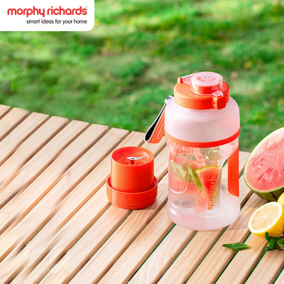 摩飞电器(Morphyrichards)榨汁杯 便携式运动榨汁机 小胖吨 MR9802 活力橙