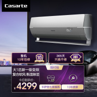 [轻奢空调]卡萨帝(Casarte)1匹 新1级 复合软风 恒温除湿 家用空调挂机CAS2616BAB(81)U1套机
