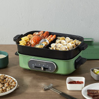 摩飞电器 (Morphyrichards ) MR1062 家用鸳鸯电火锅鸳鸯 火锅锅具