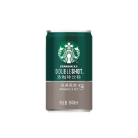 星巴克(starbucks)星倍醇罐装咖啡饮料(180ml*24经典美式)